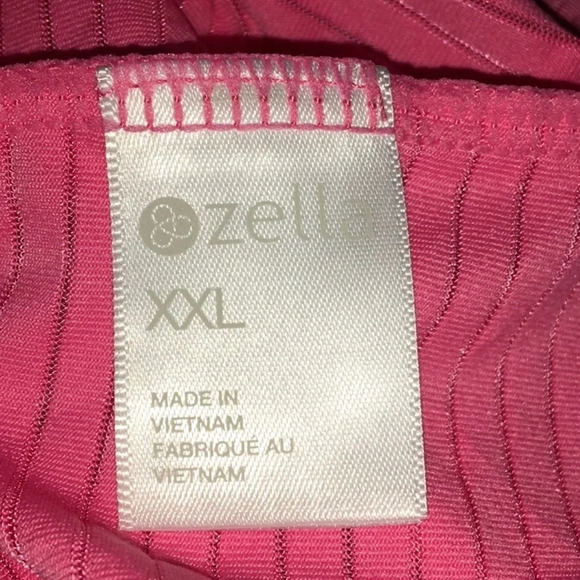 Zella Yogista Sheer Open Back Tank Top Workout Tee - Picture 6 of 7